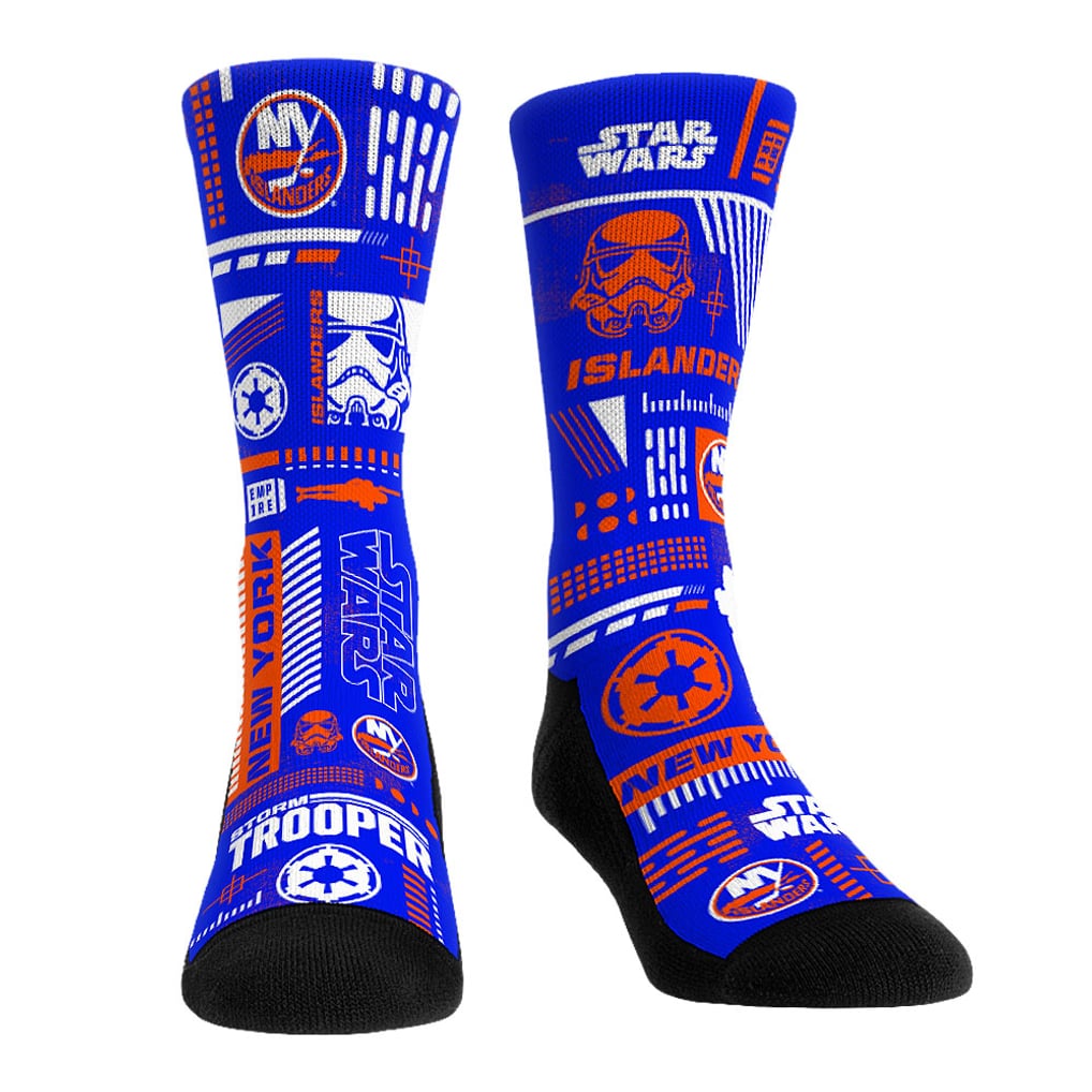 Darth Vader & Stormtrooper New York Islanders Rock Em Socks Star Wars Three-Pack Crew Socks Set