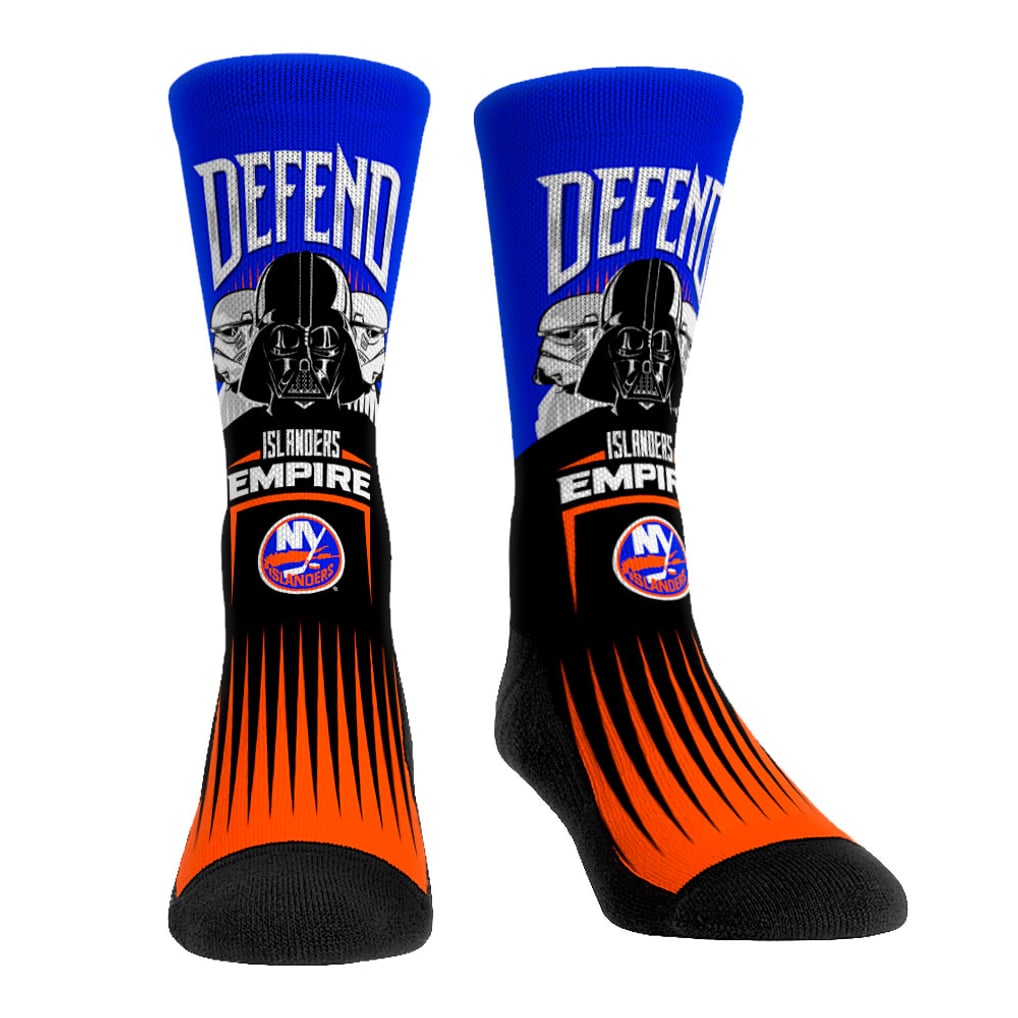 Darth Vader & Stormtrooper New York Islanders Rock Em Socks Star Wars Three-Pack Crew Socks Set