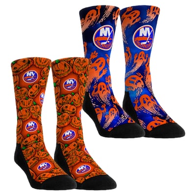 New York Islanders Rock Em Socks Unisex Halloween Crew Socks 2-Pack Set