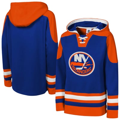New York Islanders Outerstuff Youth Ageless Must Have Home Raglan V-Neck Hoodie - Royal