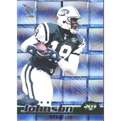 1999 Pacific Prisms Holographic Mirror #100 Keyshawn Johnson