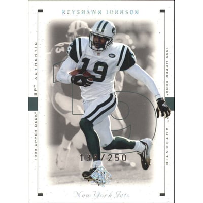 1999 SP Authentic Excitement #59 Keyshawn Johnson
