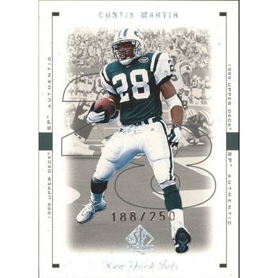 1999 SP Authentic Excitement #61 Curtis Martin