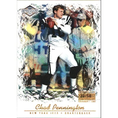 2001 Pacific Impressions Premiere Date #95 Chad Pennington
