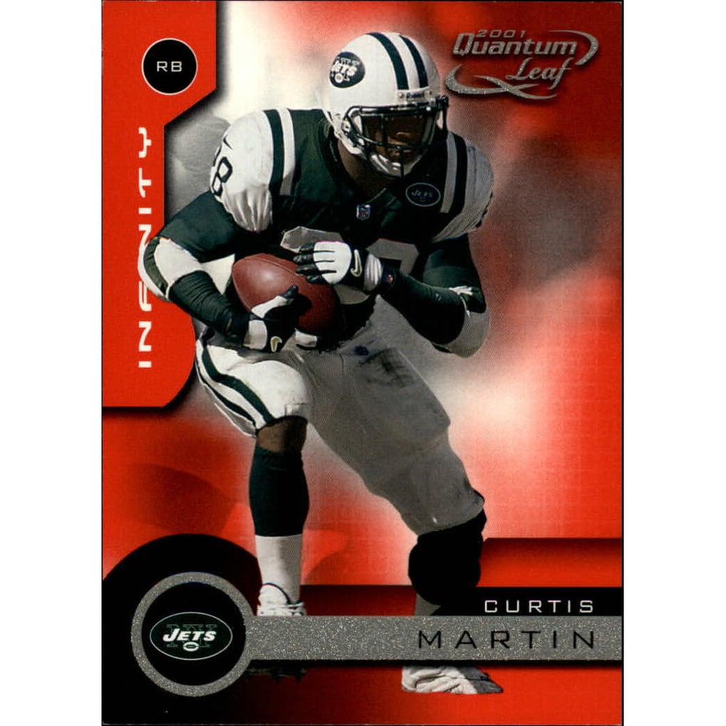 2001 Quantum Leaf Infinity Red #129 Curtis Martin