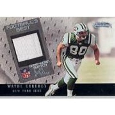 2002 Fleer Showcase Football's Best Memorabilia #FB9 Wayne Chrebet