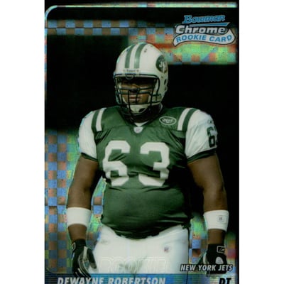 2003 Bowman Chrome Xfractors #145 DeWayne Robertson