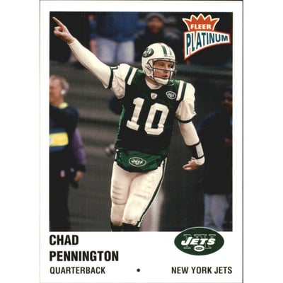 2003 Fleer Platinum Finish #11 Chad Pennington