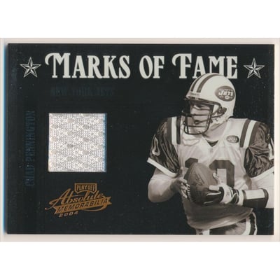 2004 Absolute Memorabilia Marks of Fame Material #MOF5 Chad Pennington
