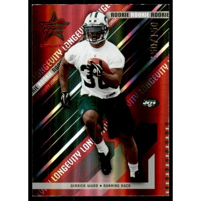 2004 Leaf Rookies and Stars Longevity Ruby #216 Derrick Ward