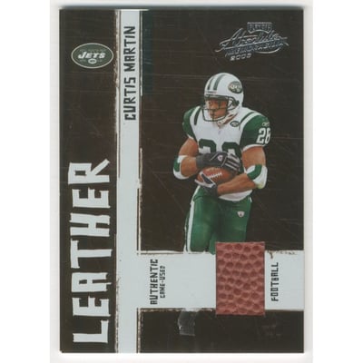 2005 Absolute Memorabilia Leather #36 Curtis Martin
