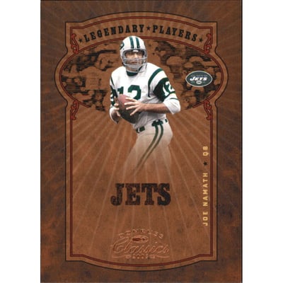 2005 Donruss Classics Legendary Players Bronze #L19 Joe Namath