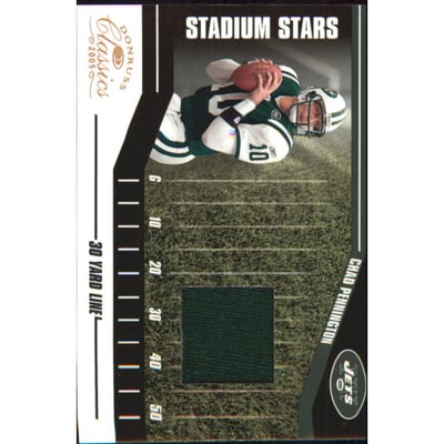 2005 Donruss Classics Stadium Stars 30 Yard Line Jerseys #SS28 Chad Pennington