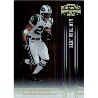 2005 Donruss Gridiron Gear Gold Holofoil #26 Curtis Martin