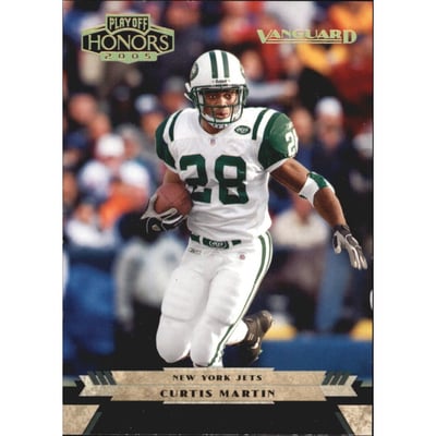 2005 Playoff Honors Vanguard #70 Curtis Martin