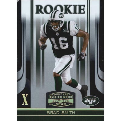 2006 Donruss Gridiron Gear Gold Holofoil X's #114 Brad Smith