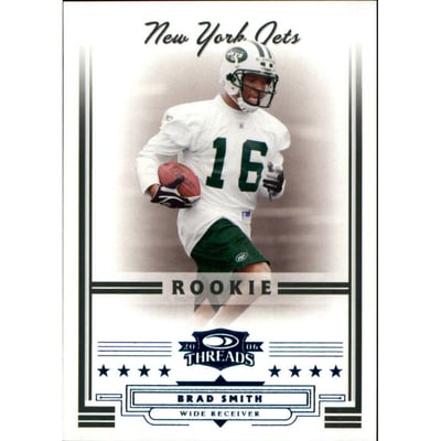 2006 Donruss Threads Retail Blue #173 Brad Smith