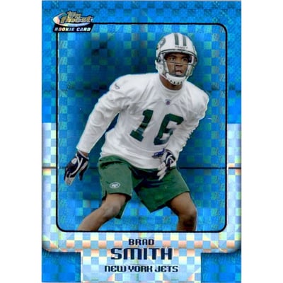 2006 Finest Blue Xfractors #145 Brad Smith