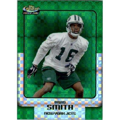 2006 Finest Green Xfractors #145 Brad Smith