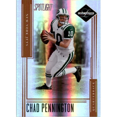 2006 Leaf Limited Bronze Spotlight #95 Chad Pennington