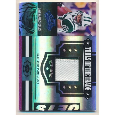 2007 Absolute Memorabilia Tools of the Trade Material Black Spectrum #96 Laveranues Coles