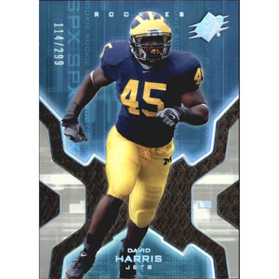 2007 SPx Silver Holofoil Rookies #122 David Harris