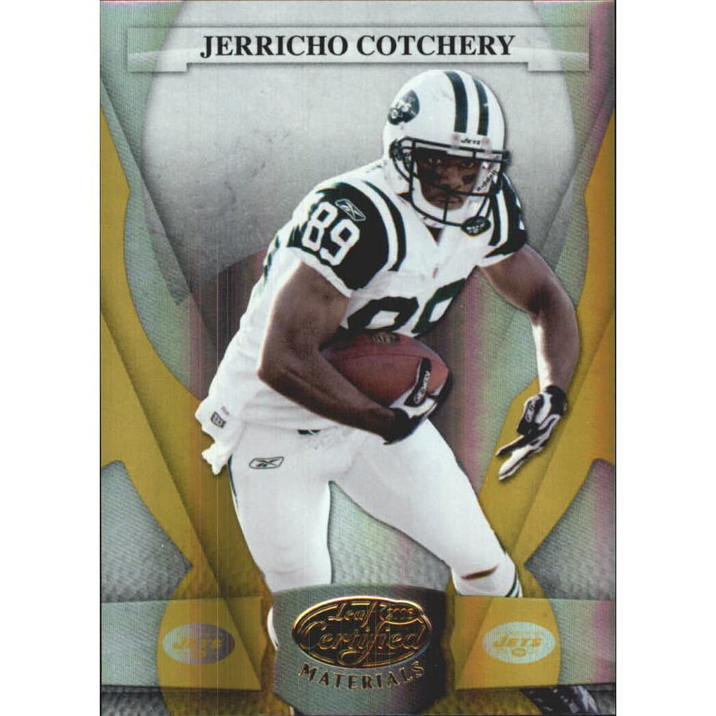 2008 Leaf Certified Materials Mirror Gold #99 Jerricho Cotchery