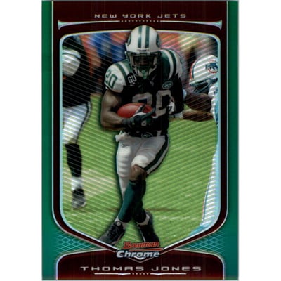 2009 Bowman Chrome Green Refractors #45 Thomas Jones