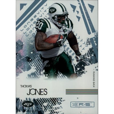 2009 Donruss Rookies and Stars Longevity Parallel Platinum #67 Thomas Jones