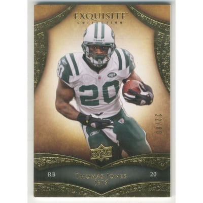 2009 Exquisite Collection #85 Thomas Jones