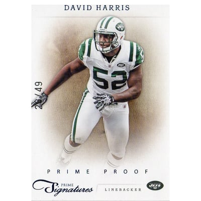2011 Prime Signatures Prime Proof Blue #46 David Harris