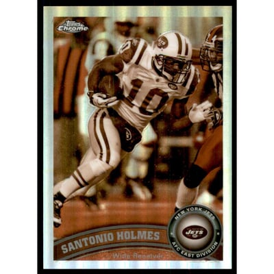 2011 Topps Chrome Sepia Refractors #121 Santonio Holmes