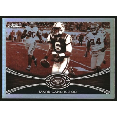 2012 Topps Chrome Sepia Refractors #119 Mark Sanchez