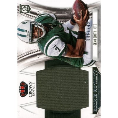 2013 Crown Royale Rookie Royalty Materials #11 Geno Smith/249