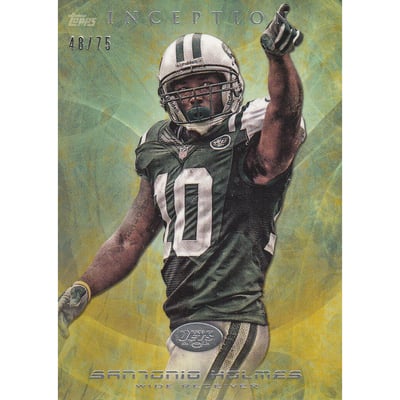 2013 Topps Inception Yellow #6 Santonio Holmes