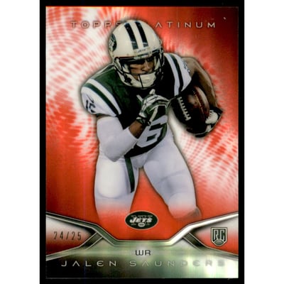 2014 Topps Platinum Red Refractors #122 Jalen Saunders