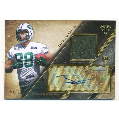 2014 Topps Triple Threads Rookie Autograph Relics #TTRAR32 Jace Amaro