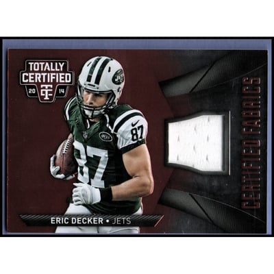 2014 Totally Certified Certified Fabrics Red #CFED Eric Decker/100