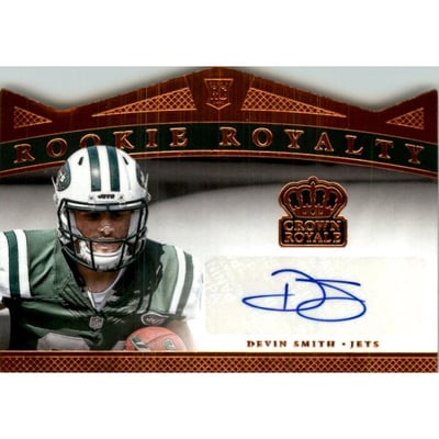 2015 Crown Royale Rookie Royalty Signatures Retail Bronze #RRSDS Devin Smith/95