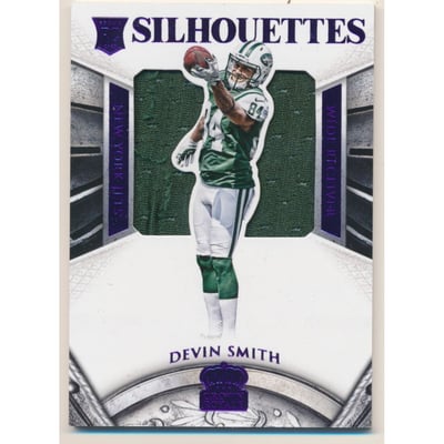 2015 Crown Royale Rookie Silhouettes Purple #212 Devin Smith