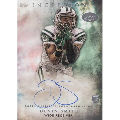 2015 Topps Inception #RA14 Devin Smith AU RC