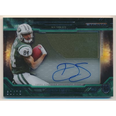2015 Topps Strata Clear Cut Rookie Relic Autographs Green #CCAPDS Devin Smith