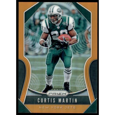 2019 Panini Prizm Prizms Orange #269 Curtis Martin