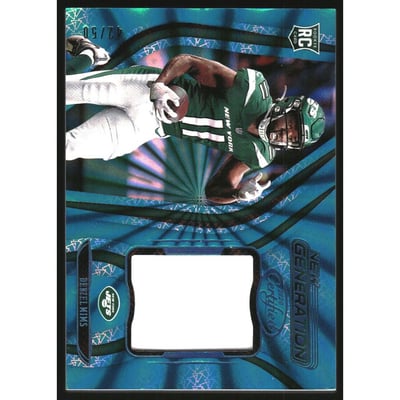 2020 Certified New Generation Jerseys Mirror Teal Etch #23 Denzel Mims