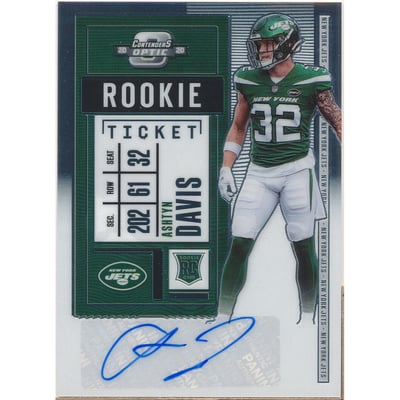 2020 Panini Contenders Optic #179 Ashtyn Davis AU RC