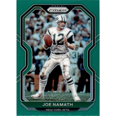2020 Panini Prizm Prizms Green #36 Joe Namath