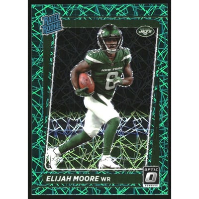 2021 Donruss Optic Teal Velocity #216 Elijah Moore RR
