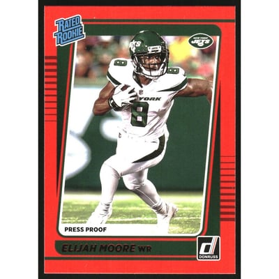 2021 Donruss Press Proof Red #271 Elijah Moore RR
