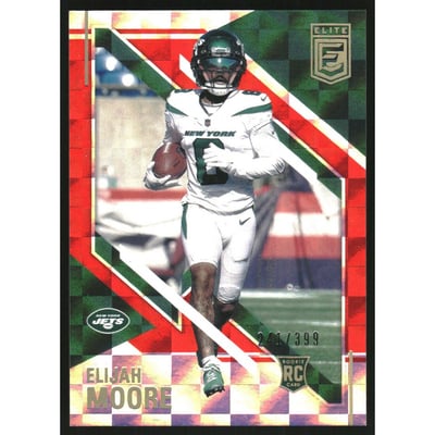 2021 Panini Chronicles Elite Update Red #192 Elijah Moore