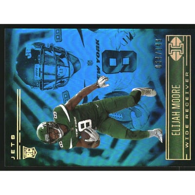 2021 Panini Illusions Light Blue #74 Elijah Moore